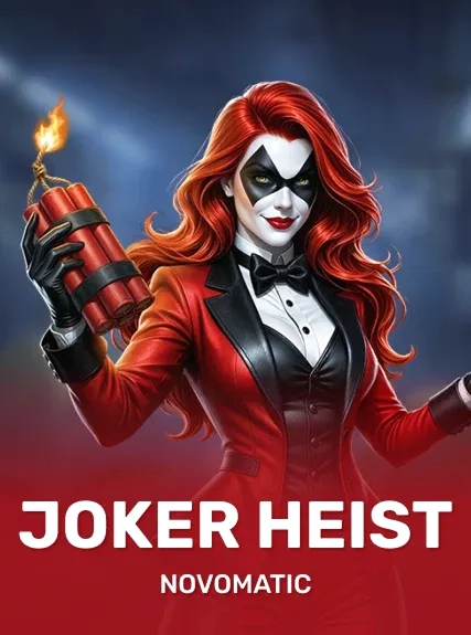 slot-12 Joker Heist redhead character with dynamite