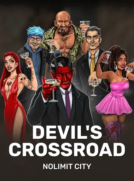 slot-8 Devil's Crossroad red devil holding cocktail