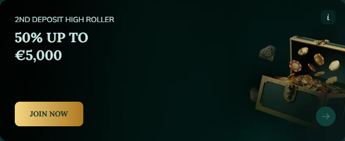 welcome-bonus-3 2nd Deposit High Roller 50% to €5,000